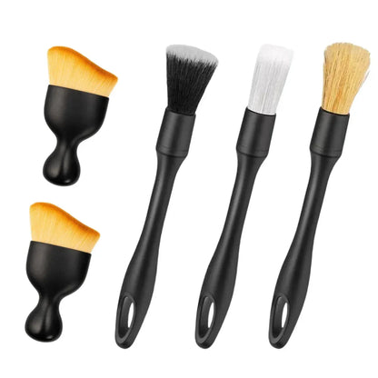 Car Detailing Brush Set – 4-5 Pieces - Urbizia