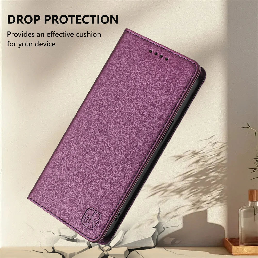 Magnetic Leather Wallet Case For Samsung Galaxy A73 A53 A33 A13 A03 A72 A52 A42 A32 A22 A02 A91 A71 A51 A41 A31 Luxury Cover