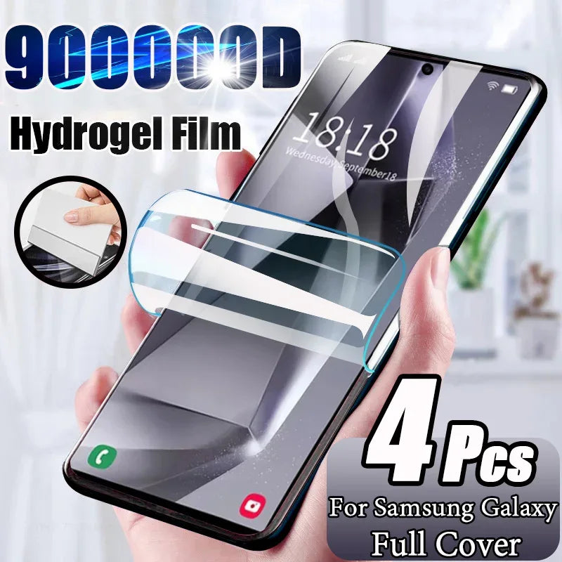HD Hydrogel Screen Protector 4-Pack Samsung Galaxy