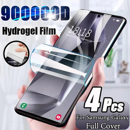 HD Hydrogel Screen Protector 4-Pack Samsung Galaxy