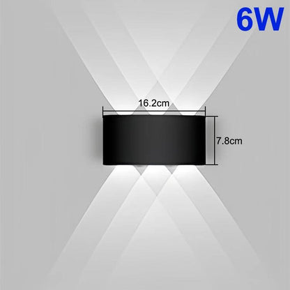 Up and Down LED Wall Lamp – Indoor & Outdoor, Waterproof