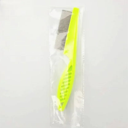 1/2pc Pet Hair Shedding Comb Stainless Steel Flea Comb for Cat Dog Pet Comfort Flea Hair Grooming Comb Dog Brush Grooming Tools - Urbizia