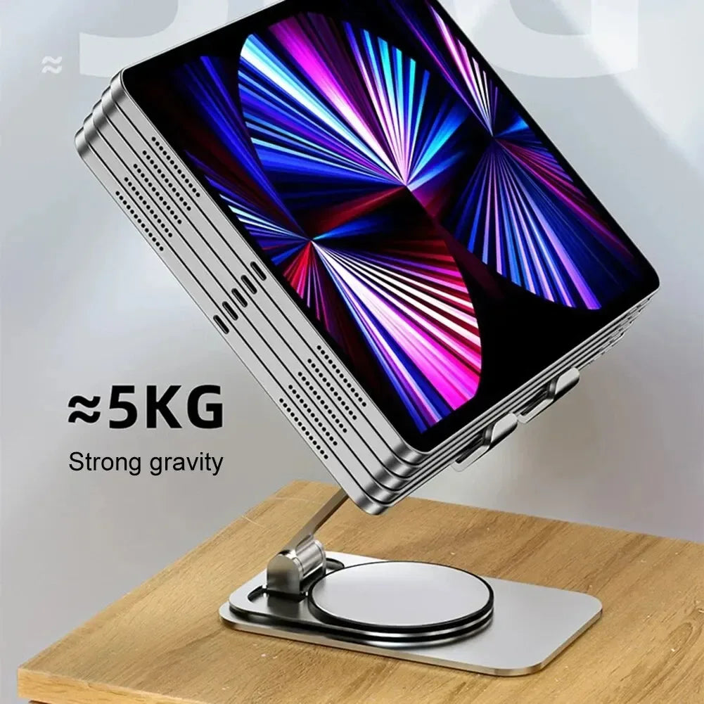 Metal 360 Degree Rotating Mobile Phone Tablet Pc Stand Lazy Portable Foldable Stand Mobile Phone Stand K61 Live Stand Expansion - Urbizia