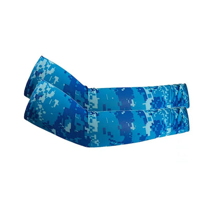 2Pcs Unisex Cooling Arm Sleeves Cover Sports Running UV Sun Protection Outdoor Men Fishing Cycling Quick Dry Arm Warmer