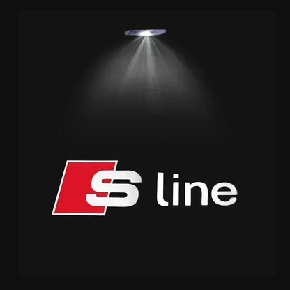 Car Door Welcome Light – LED HD Projector Lamp for Audi Models