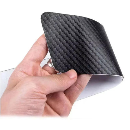 Carbon Fiber Car Door Sill Protection Strip – 4-Pack