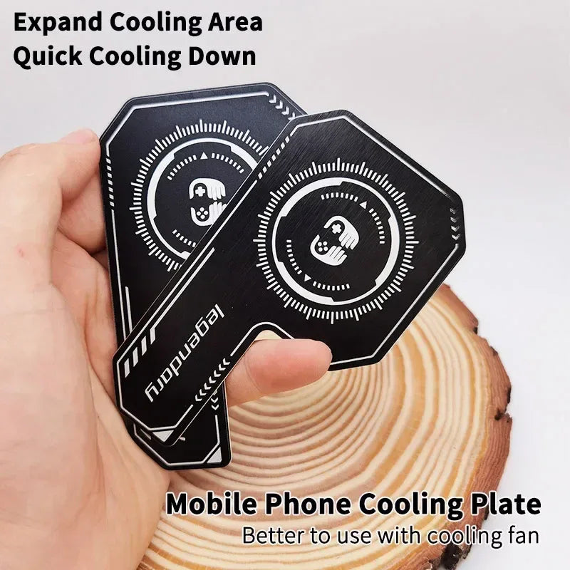 Magnetic Phone Cooling Plate Heat Sink Sticker for Gaming Phones