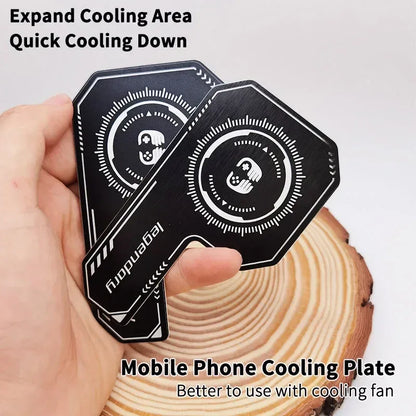 Magnetic Phone Cooling Plate Heat Sink Sticker for Gaming Phones