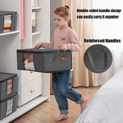 35L Foldable Storage Bags with Clear Window