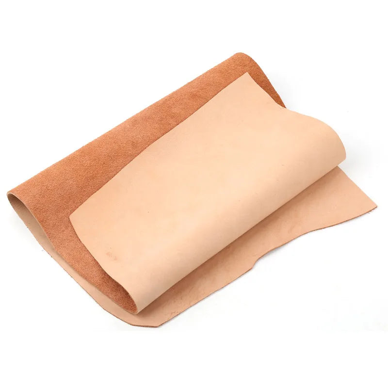 First-layer pure cowhide without coating, matte original color leather skin embryo matte surface, water-absorbing and breathable