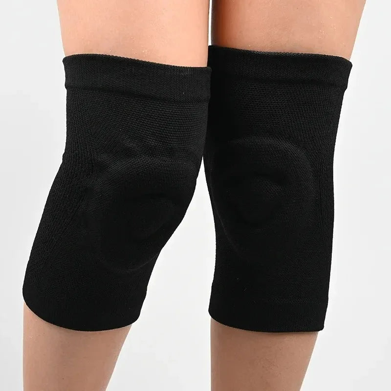 1Pcs Silicone Thin Knee Pads Fitness Dance Skating Sport sknee Pads Basketball Pressurized Cycling Roller Skating