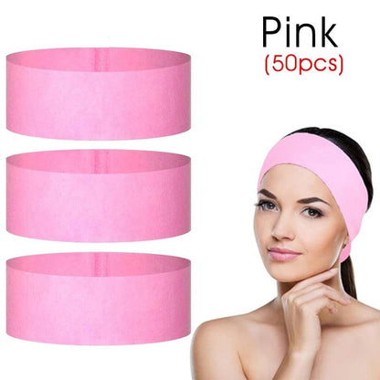 Disposable SPA Facial Headbands for Skincare & Salon Use