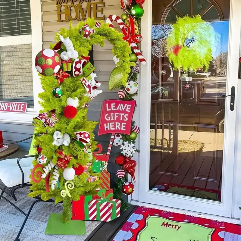 Crooked Neck Santa Hat Christmas Tree – 90/150cm