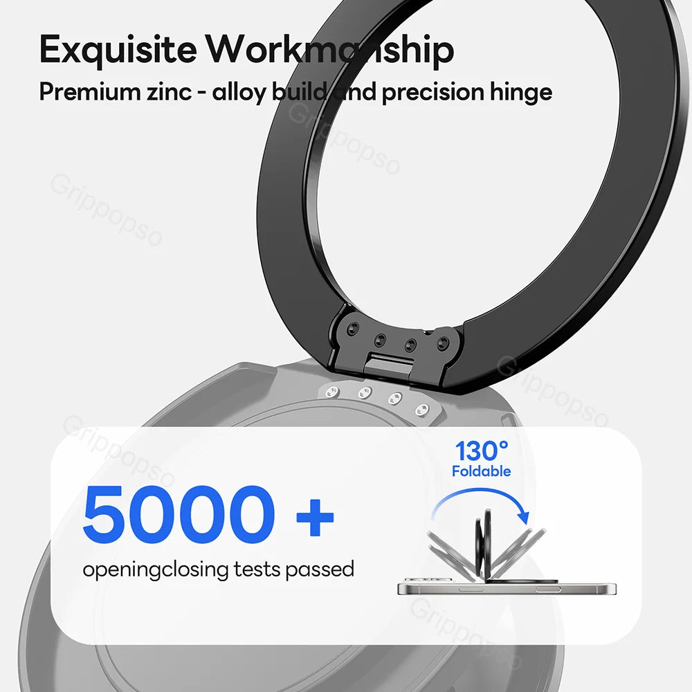 Grippopso NEW Magnetic Phone Grip for MagSafe 360° Rotate Phone Ring Holder And Kickstand For Samsung For iPhone 16/15/14/13/12