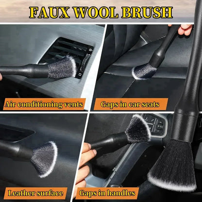 Car Detailing Brush Set – 4-5 Pieces - Urbizia