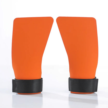 A Pair of Hypalon No-hole Hand Grips for Crossfit Pull-ups Cross Training Gymnastics WODS Weightlifting Palm Protector