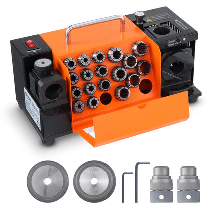 SucceBuy Drill Bits Sharpener MR-13A MR-13B MR-20G Mill Grinder Portable Sharpening Machine with 18/11 Collets For Workshop