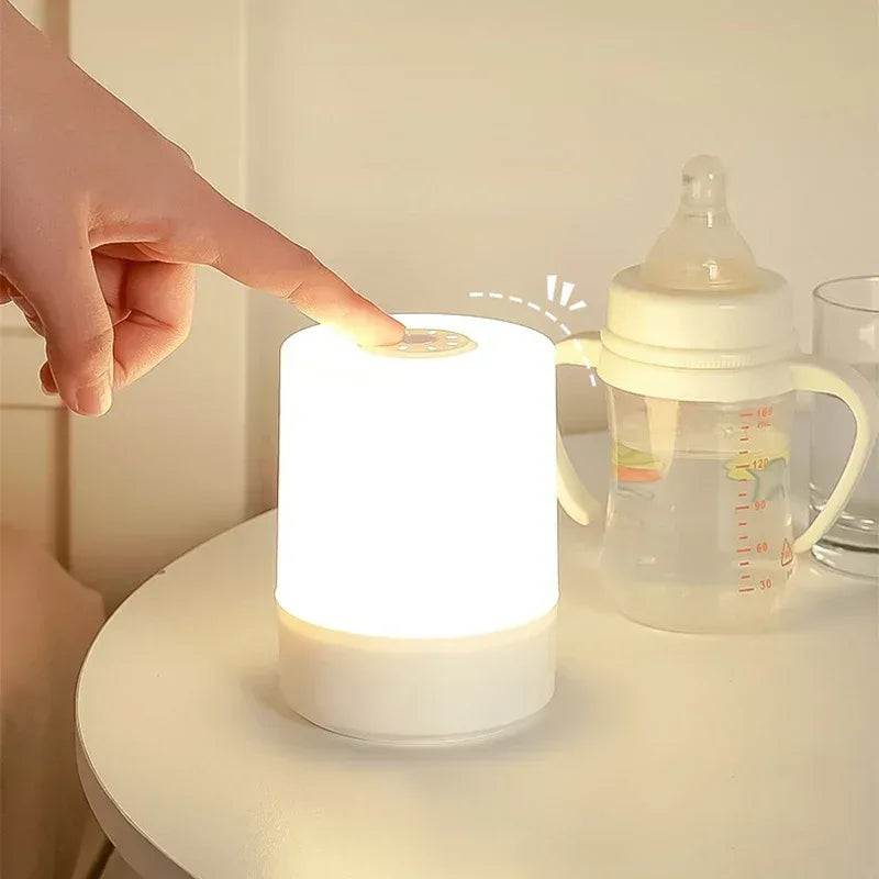 Bedside Led Night Lights Dimmable Charging Desktop Night Lamps Bedroom Bedside Lighting Decoration Touch Reading Led Table Lamps - Urbizia