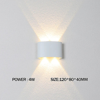 Led Wall Lamp outdoor Stair Light Fixture Bedside Loft Living Room Up Down Home Hallway Lampada 2W 4W 6W 8W 10W 12W Wall Sconces