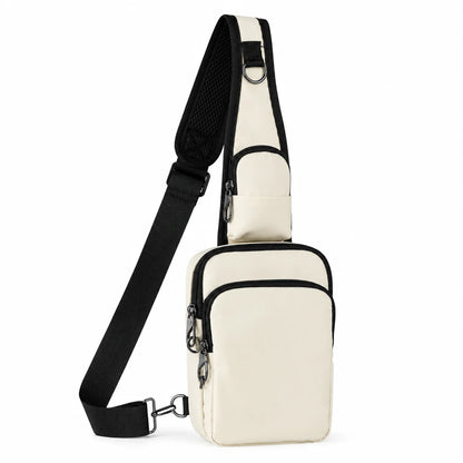 Fashionable Casual RFID Anti-Theft Sling Bag for Men's, Street Sports Chest Bag Simple Lightweight Shoulder Bag for Commuting