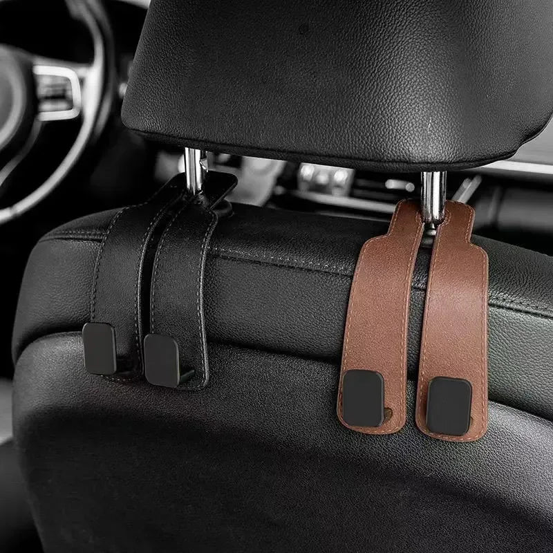 Car Headrest Hooks Hanger for Bags Seat Back Organizer Holder Clips Auto Fastener Hooks Car St - Urbizia
