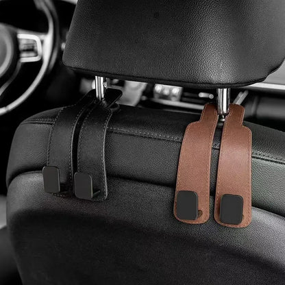 Car Headrest Hooks Hanger for Bags Seat Back Organizer Holder Clips Auto Fastener Hooks Car St - Urbizia