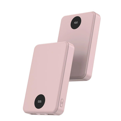 Portable Charger 10000mAh Power Bank, Dual USB Output & USB-C Input Output, Digital Screen Display External Battery for Cell Pho