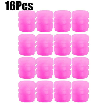 Luminous Fluorescent Car Tire Valve Stem Caps