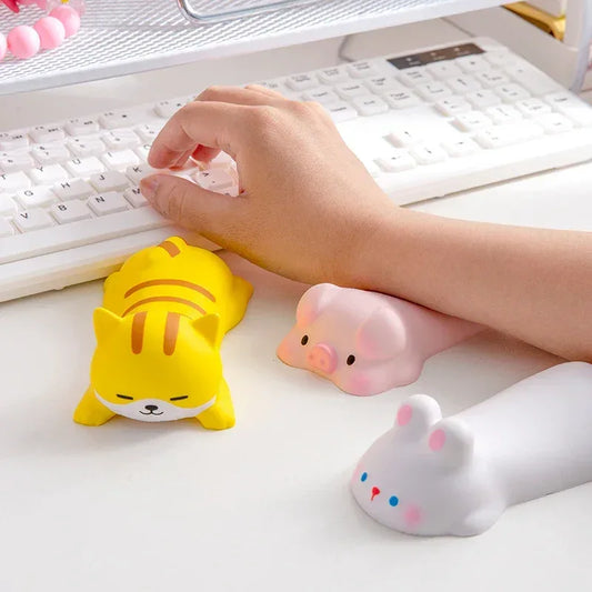 New Cute Wrist Rest Support For Mouse Pad Computer Laptop Arm Rest For Desk Ergonomic Kawaii Slow Rising Squishy Toys - Urbizia