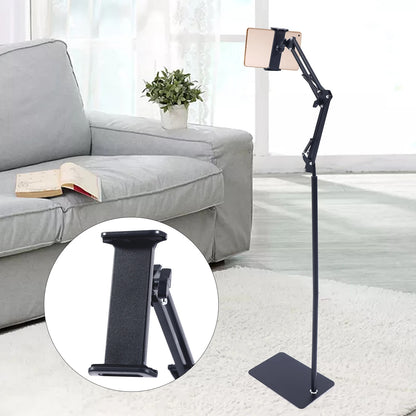 Universal Ipad Stand Floor Tablet Bracket Adjustable Flexible Rotation Phone Holder 360° rotating Stand Support 4.72-7.09in