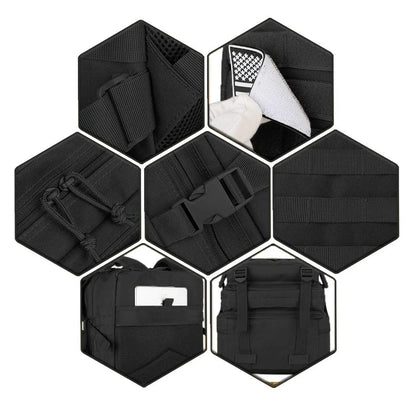 45L Tactical Backpacks Molle Assault Pack 3 Day Bug Out Bag Hiking Treeking Rucksack Fitness Camping, Daily Work - Urbizia
