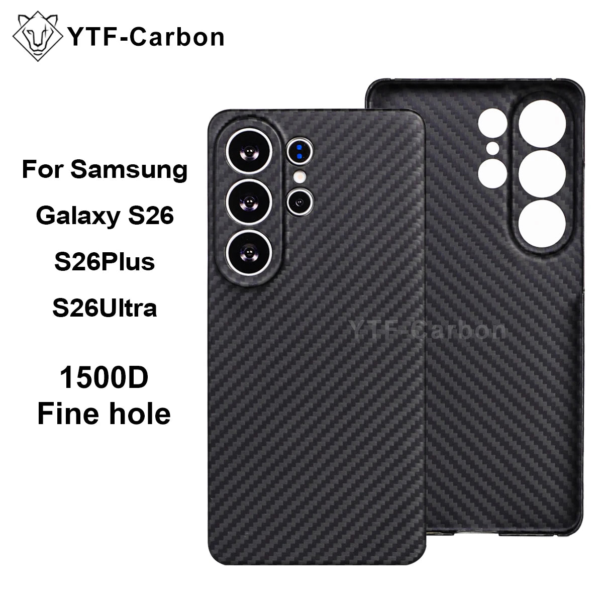 YTF-Carbon Magnetic Case For Samsung S26Ultra Aramid Carbon Fiber Cover For Magsafe S26 S26Plus Cover Mobile Phone Accessories