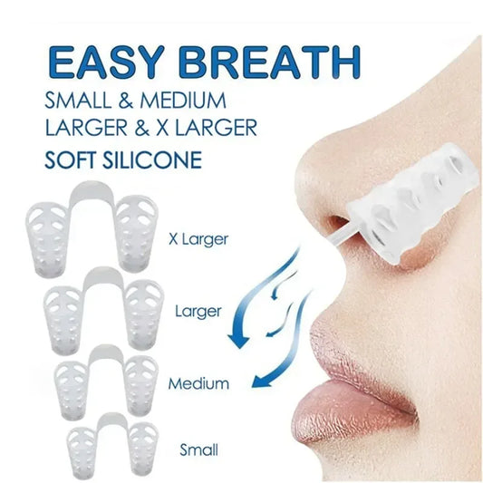 4PCS Anti-Snoring Nasal Dilators – Easy Breathing & Sleep Support - Urbizia