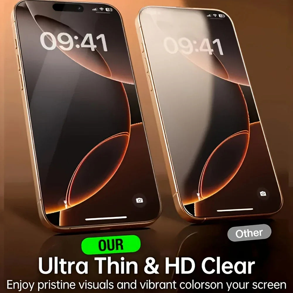 Oleophobic Tempered Glass Screen Protector iPhone 5-Pack