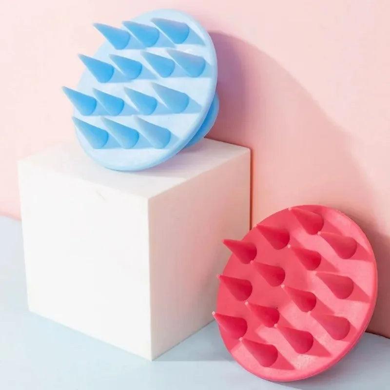 Silicone Scalp Massager Shampoo Brush for Hair Care