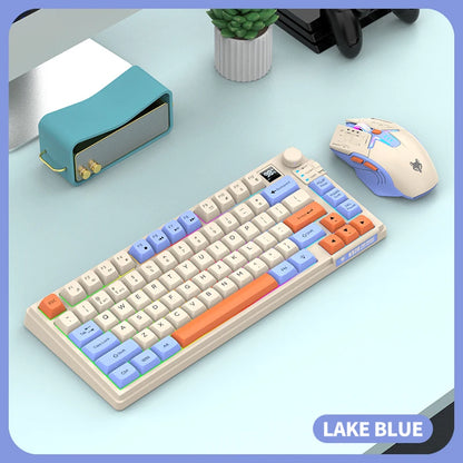 XUNSVFOX K920 Bluetooth Wireless Keyboard Mouse Set Dual Model Laptop Home Office Gaming USB Light Charging