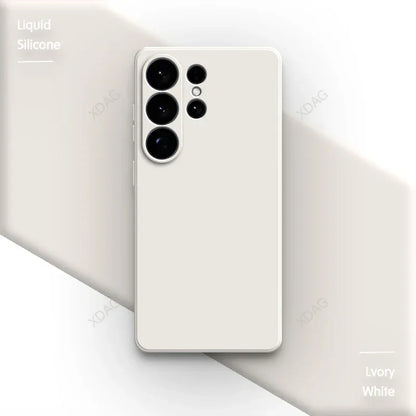 Liquid Silicone Square Shockproof Case for Samsung Galaxy