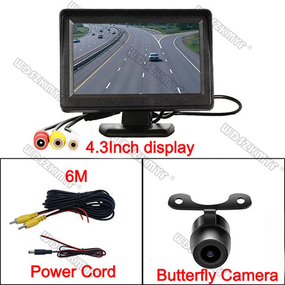 Easy Installation 4.3Inch or Rear View Camera Monitor Screen Reversing Camera for Car Parking Parking System Camera for Vehicle