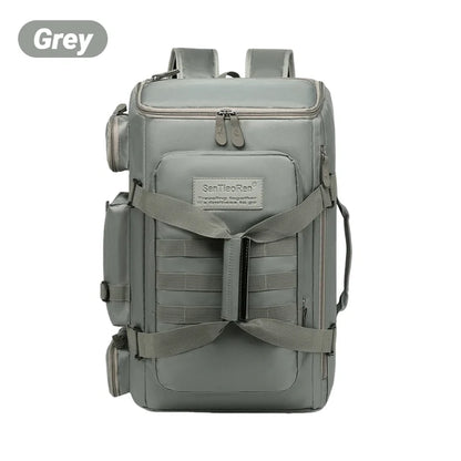 Large Capacity Fitness Bag, Travel Backpack, Dry Wet Separation Shoulder Outdoor Sports, Fishing, Yoga Training Bag Capacity Gym