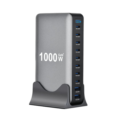 1000W Multi-Port Desktop Charger with 8C2A Fast Charging 200W Total Power for Laptops Tablets And More - New Model - Urbizia