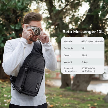 K&F CONCEPT Camera Bag Photography Backpack 10L Waterproof Camera Sling Backpack DSLR/SLR Camera Case For Sony DJI Fuji Bags