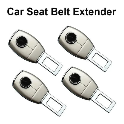 1/2/4 Pieces Car Seat Belt Clip Extender Alloy Seatbelt Lock Buckle Plug Auto Fastener Converter Clip Safety Belt Decoration - Urbizia
