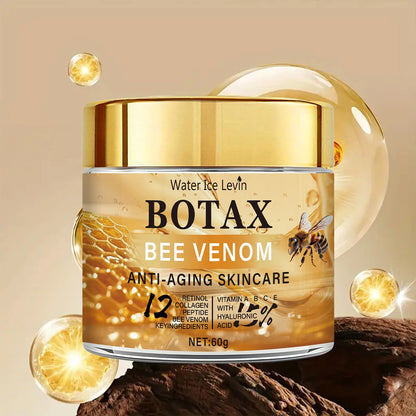 Peptide Bee Venom Cream with Retinol - Plumping Hydration, Vitamin Infusion, Fast Absorption, Winter Skin Renewal