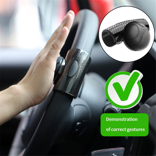 Car Steering Wheel Booster Ball Turning Spinner Knob Bearing Power Handle Rotating Universal Auto Accessories Labor Saving Kit