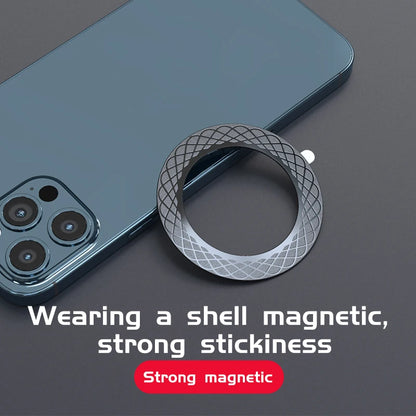 Magnetic Plate Ring For Magsafe Wireless Charger Iron Sheet Sticker Magnet Car Phone Holder For iPhone 14 13 12 Xiaomi