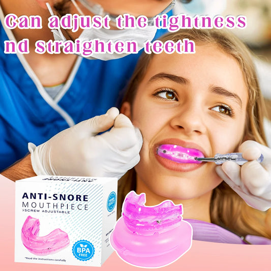 Anti-Snoring Device Anti Snoring Mouthpiece Mouth Guard for Women Men Snore Reducing Most Comfortable Adjustable Oral Appliance