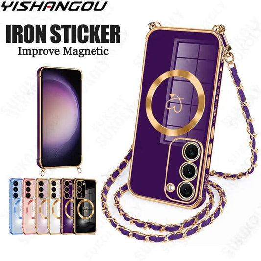 Crossbody Lanyard MagSafe Case for Samsung Galaxy Series