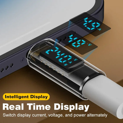 USB4 Type-C 40Gbps Adapter with Digital Display 240W 8K