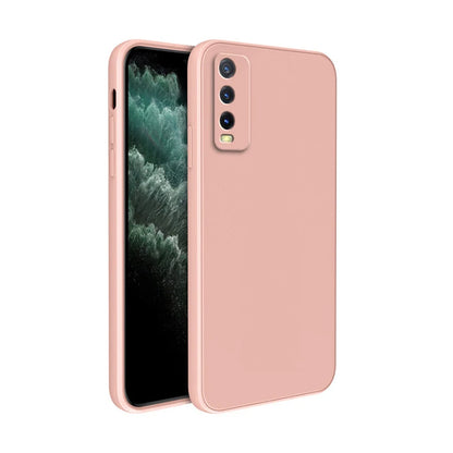 Original Case for VIVO Y20 Y20A Y20G Y20i Y20S Y20T SG 2021 Camera Protection Square Liquid Silicone Luxury Soft Ultrathin Cover
