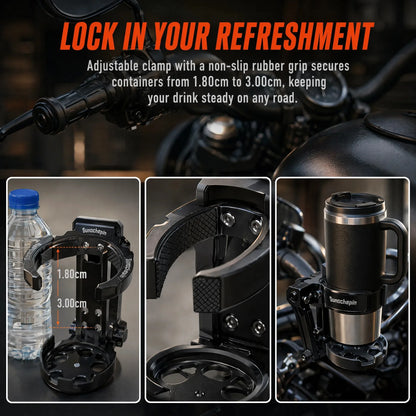 2026 NEW Motorcycle Foldable Cup Holder Lightweight Adjustable Water Bottle Mount for Electric Bicycle Sport Cycling Accessories